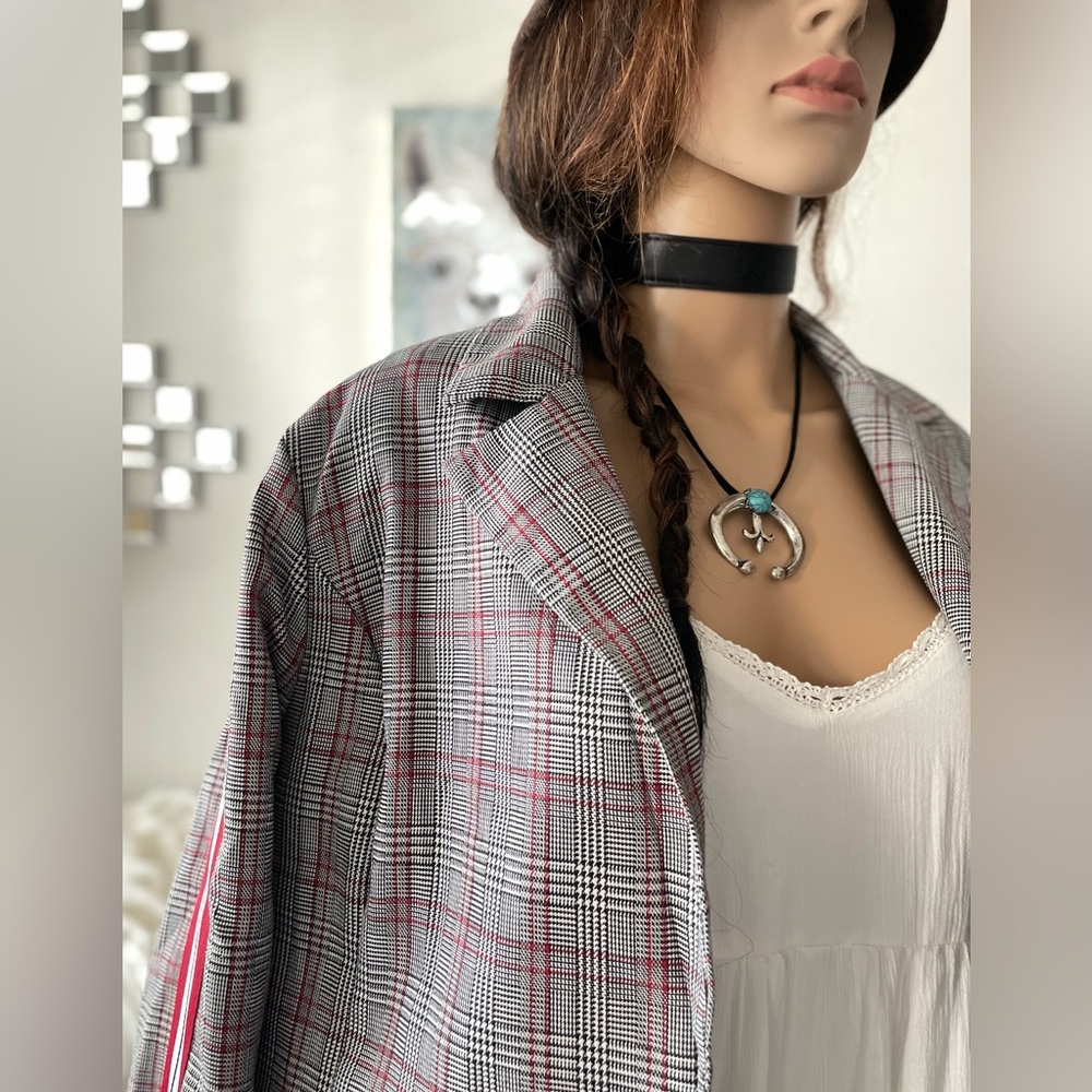 Steve Madden 2-Piece Black Silver Choker New